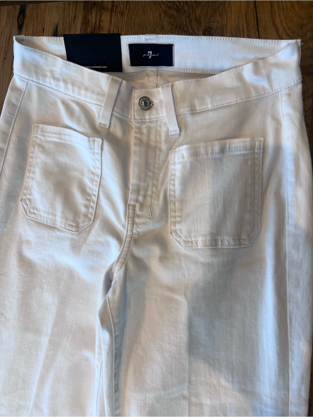 7 FOR ALL MANKIND DOJO TAILORLESS CASABLANCA JEAN with Patch Pockets - Picture 4 of 6